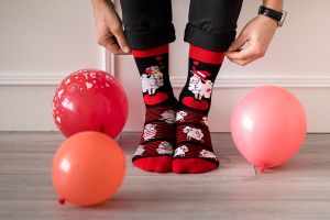 Arty Socks чорапи Влюбена Овца - Черен