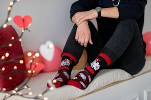 Arty Socks чорапи Влюбена Овца - Черен