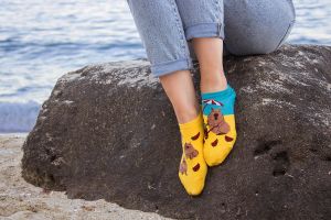 Arty Socks къси чорапи с Капибарата Георги на Плажа