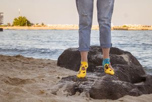 Arty Socks къси чорапи с Капибарата Георги на Плажа