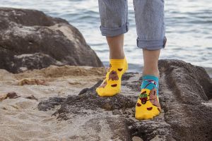 Arty Socks къси чорапи с Капибарата Георги на Плажа
