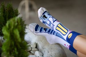 Arty Socks чорапи Гръцки Вечери - Бял
