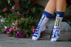 Arty Socks чорапи Гръцки Вечери - Бял