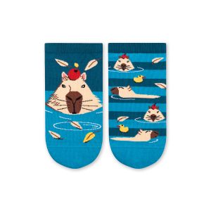 Arty Socks къси чорапи с Капибарата Георги - Тюркоаз