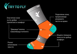 Дебели Туристически чорапи от Мерино Вълна - Фушия