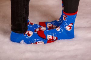 Коледни чорапи Wintertime със Снежен Човек – дамски