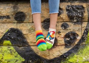 Arty Socks къси чорапи с Петел - Цветен