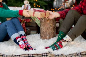 Arty Socks Коледни чорапи с Дядо Коледа