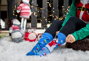Arty Socks Коледни чорапи със Снежен Човек