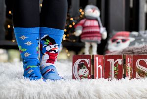 Arty Socks Коледни чорапи със Снежен Човек