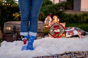 Arty Socks Коледни чорапи със Снежен Човек