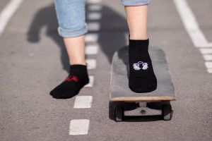 Къси Памучни чорапи Active Day Ангел и Дявол – дамски