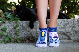 Arty Socks къси чорапи Гръцки Вечери - Бял