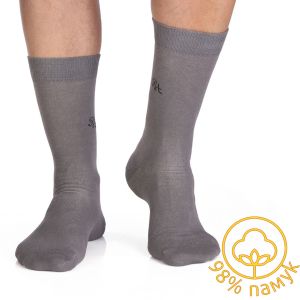 Чорапи с 98% Памук - Сив