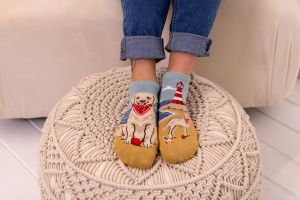 Arty Socks къси чорапи с Голдън Ретривър