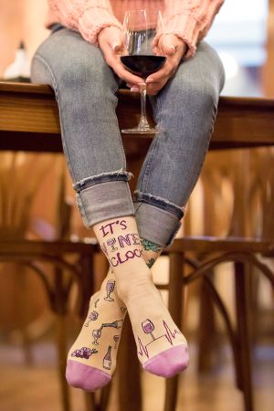 Arty Socks чорапи Винарна - Екрю