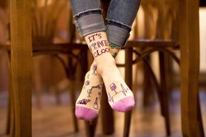 Arty Socks чорапи Винарна - Екрю