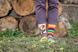 Arty Socks чорапи с Петли - Цветен