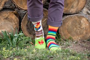 Arty Socks чорапи с Петли - Цветен