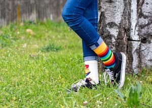Arty Socks чорапи с Петли - Цветен