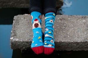 Arty Socks чорапи с Капибарата Георги - Тюркоаз