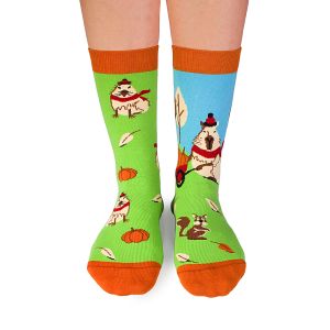 Arty Socks чорапи с Капибарата Георги - Зелен