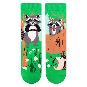 Arty Socks чорапи Влюбени Еноти - Зелен