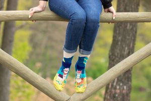 Arty Socks чорапи Влюбени Лами - Тюркоаз