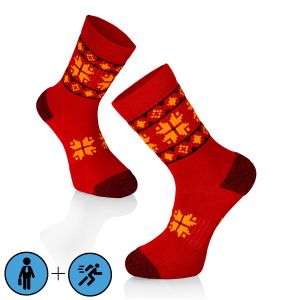 Термочорапи Active Lifestyle Етно - Червен