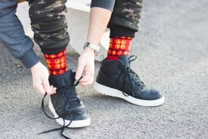 Термочорапи Active Lifestyle Етно - Червен