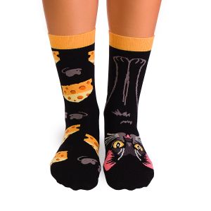 Arty Socks чорапи с Черна Котка
