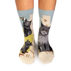 Arty Socks чорапи Мейн Кун Котки