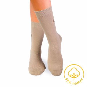 Чорапи с 98% Памук - Бежов – дамски