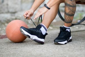 Памучни чорапи Active Day с Рингели - Бял – мъжки