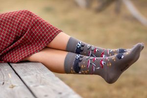 Памучни чорапи Есенни Истории - Язовец – дамски