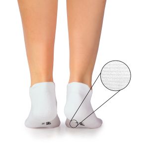 Къси Памучни чорапи Active Day - Бял – дамски