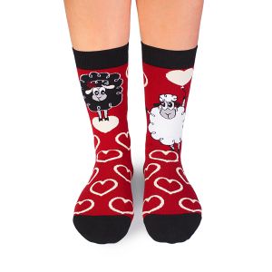 Arty Socks чорапи Влюбена Овца - Червен