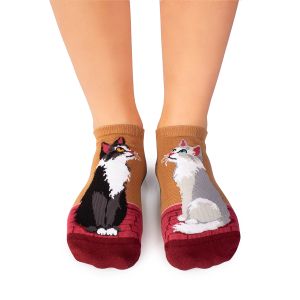 Arty Socks къси чорапи Градски Котки
