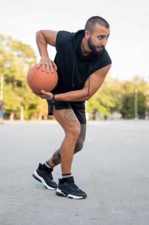 Памучни чорапи Active Day с Рингели - Черен – мъжки