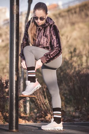 Термочорапи Active Lifestyle с Рингели - Черен