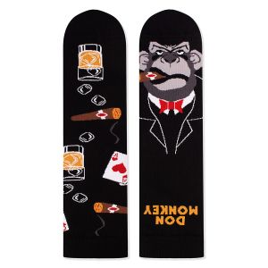 Arty Socks чорапи с Дон Маймуне - Черен