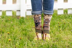 Arty Socks чорапи Влюбени Коали - Каки