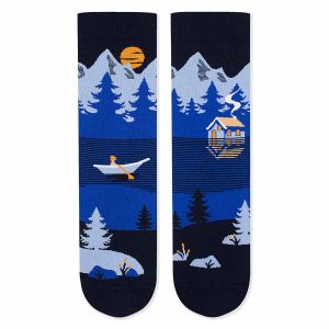Arty Socks чорапи с Планини - Син