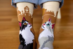 Arty Socks чорапи Градски Котки