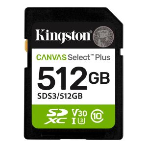 Карта памет Kingston Canvas Select Plus SD 512GB