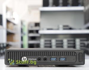 Реновиран настолен компютър HP EliteDesk 800 G1 DM i5-4590T 8GB 128GB SSD