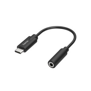 USB-C кабел Hama Essential Line USB-C към Jack 3.5mm 0.2 м (205282)