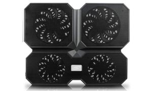 Notebook Cooler DeepCool Multi Core X6, 15.6", 2x140+100 mm, Black
