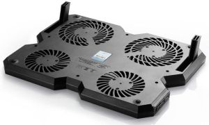 Notebook Cooler DeepCool Multi Core X6, 15.6", 2x140+100 mm, Black