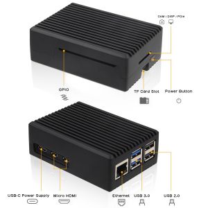 Кутия Inter-Tech ODS-739 RASPBERRY - Black